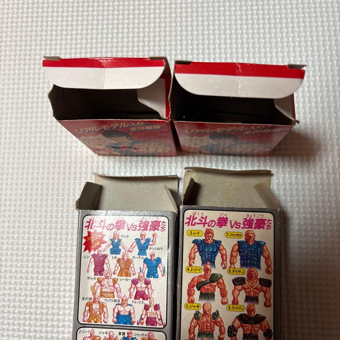 北斗の拳 昭和レトロ お菓子 駄菓子 おまけ 空箱 食玩 リアルモデル 消しゴム