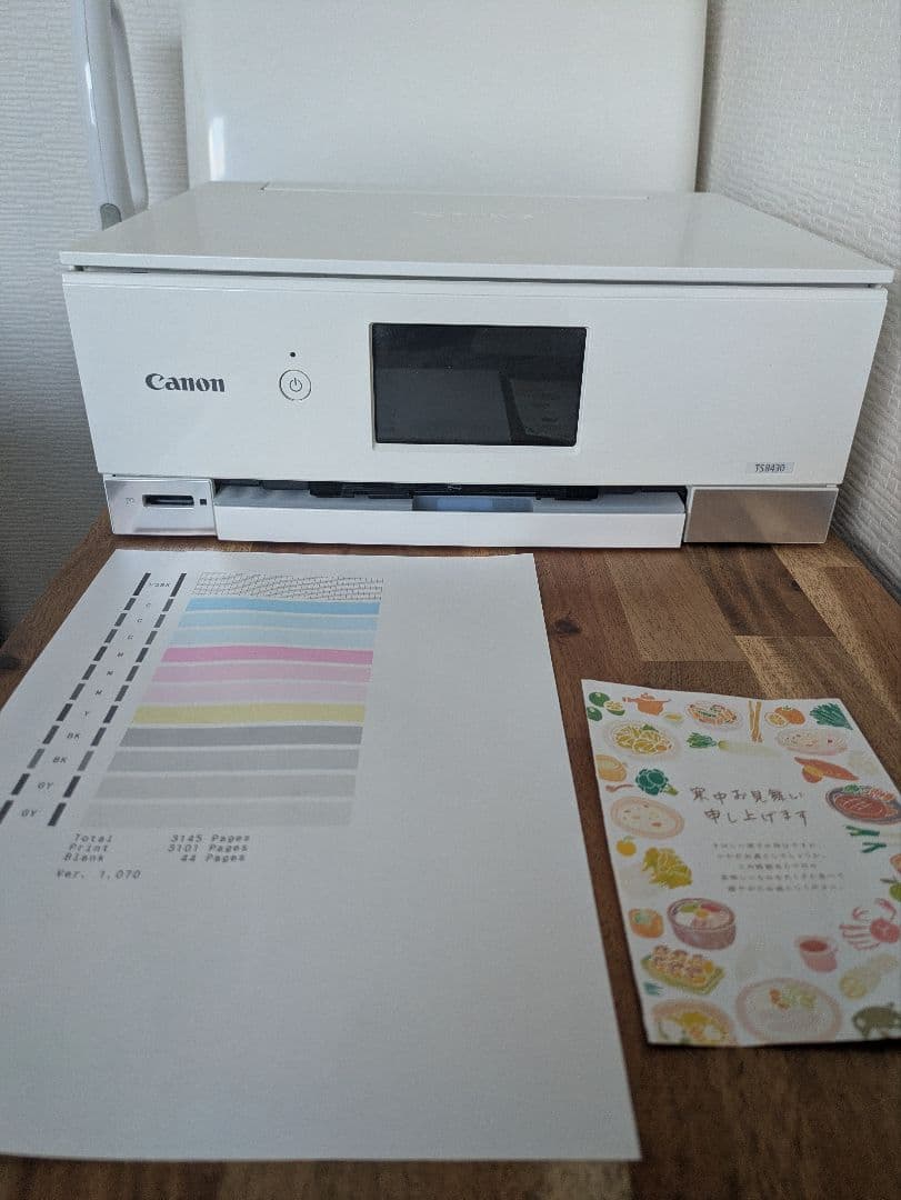 Canon PIXUS TS8430 印刷枚数 3150枚 No.144
