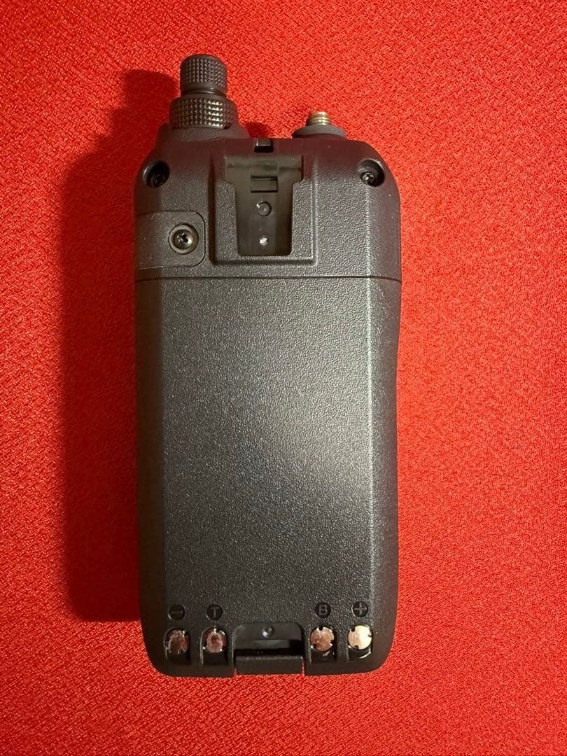 ICOM IC-R15（受信改造済）+乾電池ケース+ソフトウェア+ロッドアンテナ