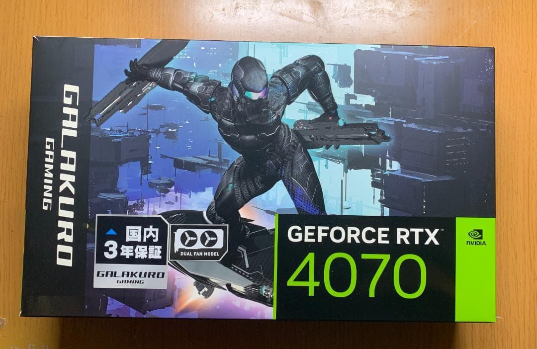 グラフィックボード・グラボ・ビデオカード RTX4070 GARAKURO GAMING