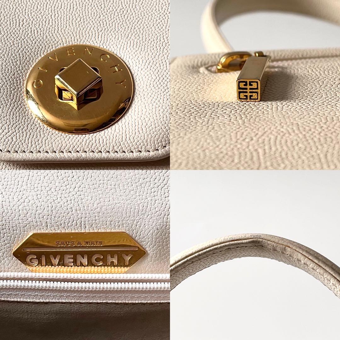 ⭐️SALE⭐ジバンシイ　ハンドバッグ　2way レザー　フラップ　ターンロック