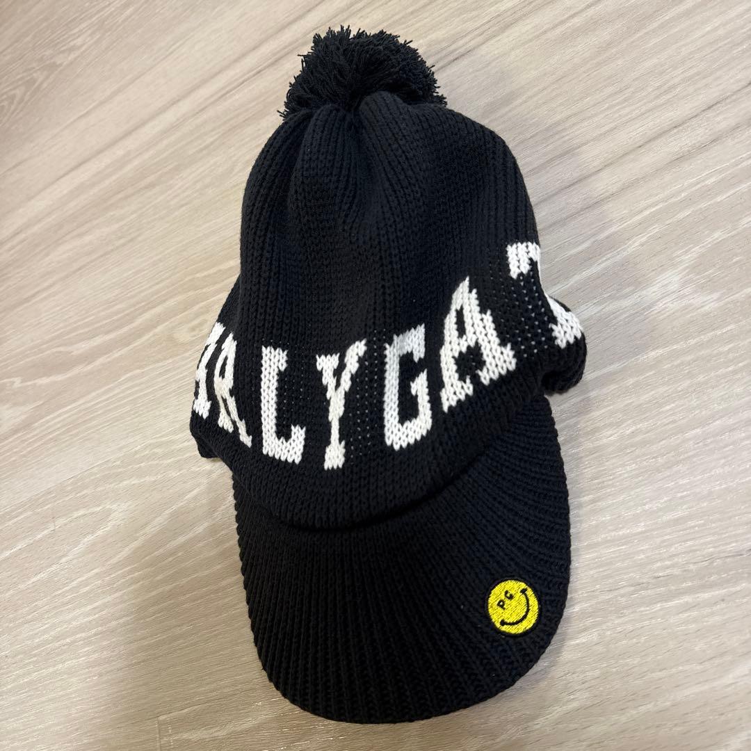 美品☆PEARL GATEES ゴルフニット帽