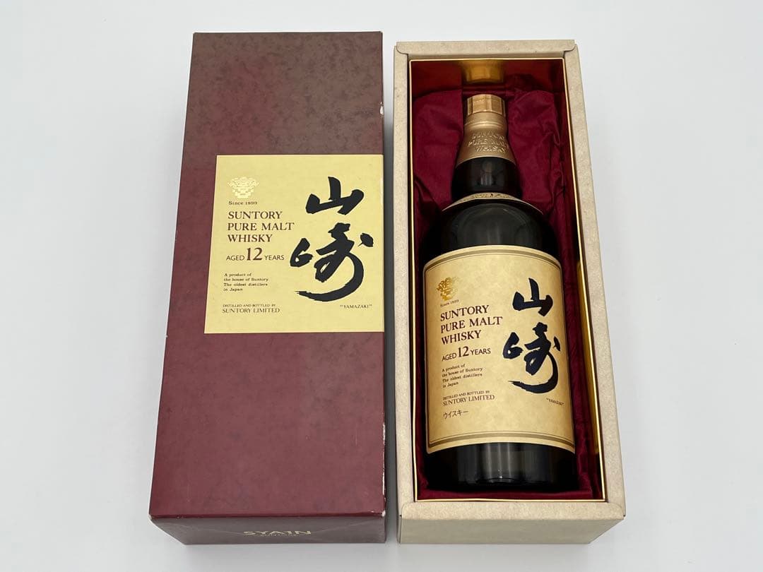 【古酒】サントリー ウイスキー 山崎12年 ピュアモルト 華 750ml