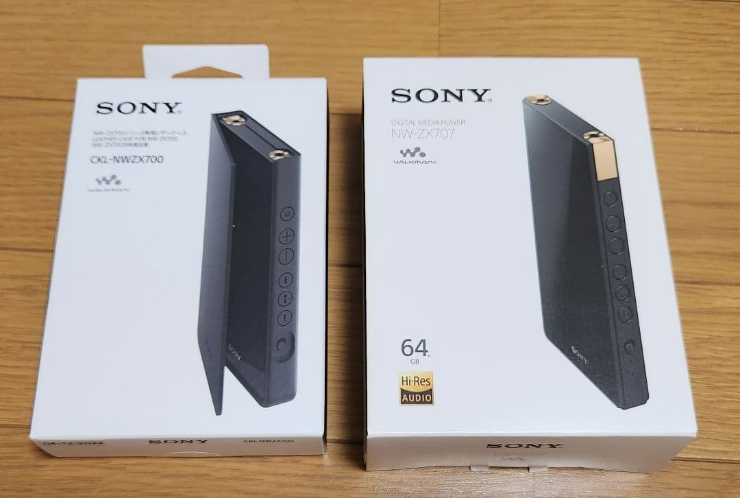 NW-ZX707 WALKMAN　ケース付き