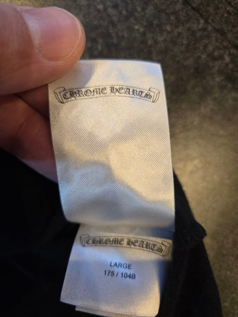 クロムハーツ Tシャツ 黒 CHROME HEARTS ポケット付