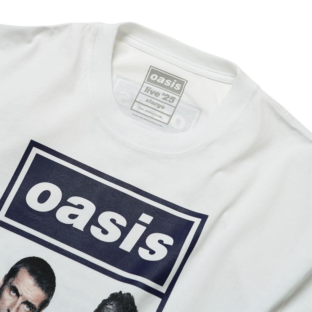 oasis live '25 Photo UKデザイン Tシャツ ホワイトXL