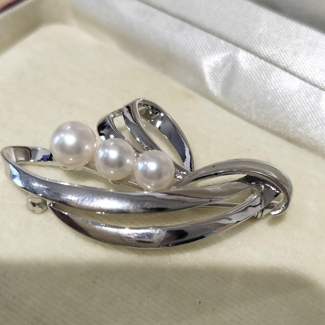 【MIKIMOTO 】真珠 ブローチ