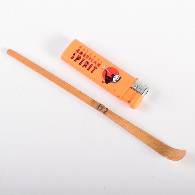 茶道具　宗春下削　前大徳　小林太玄作　茶杓　銘「和敬」　共筒共箱　M　R7700