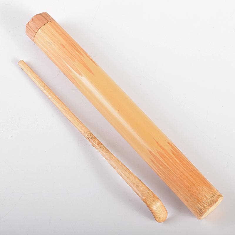 茶道具　宗春下削　前大徳　小林太玄作　茶杓　銘「和敬」　共筒共箱　M　R7700