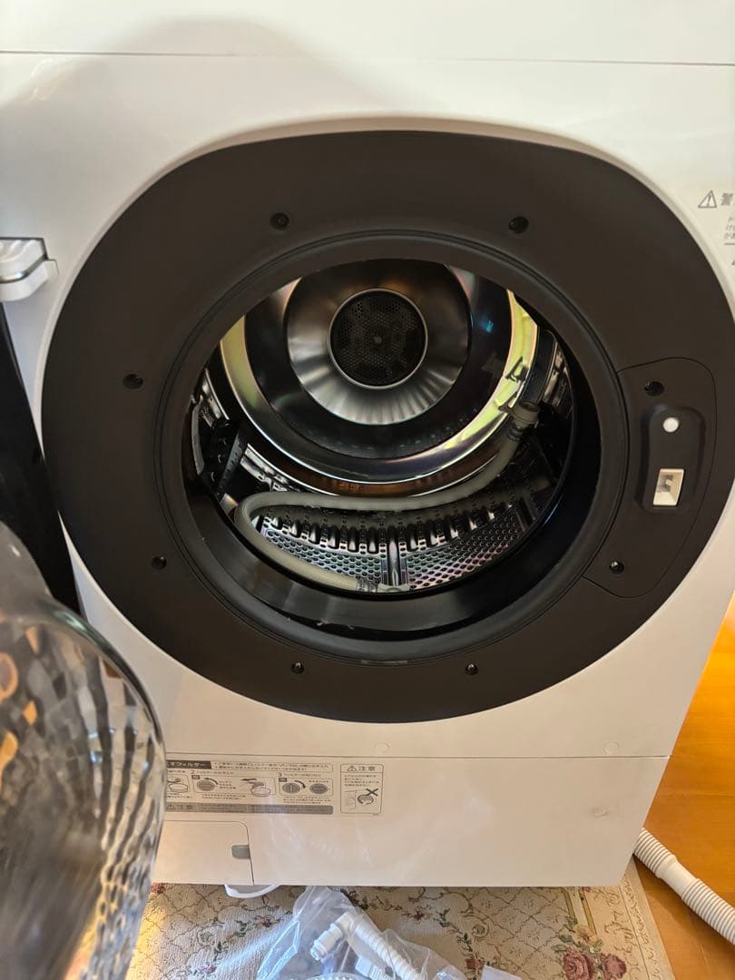 【美品】SHARP ドラム式洗濯機 右開き 2022年製 ES-W114-SL