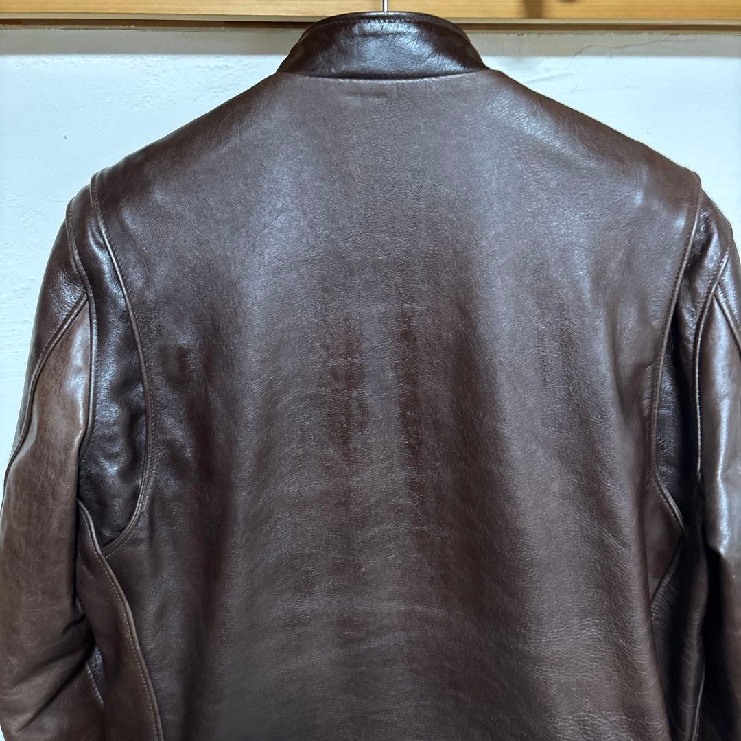 超美品schott&ABathingApeコラボLサイズ