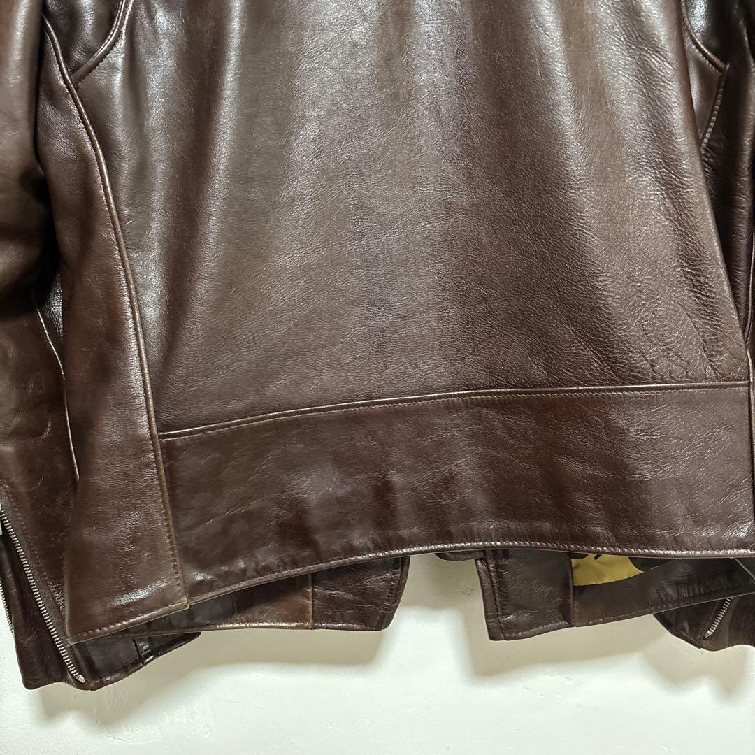 超美品schott&ABathingApeコラボLサイズ