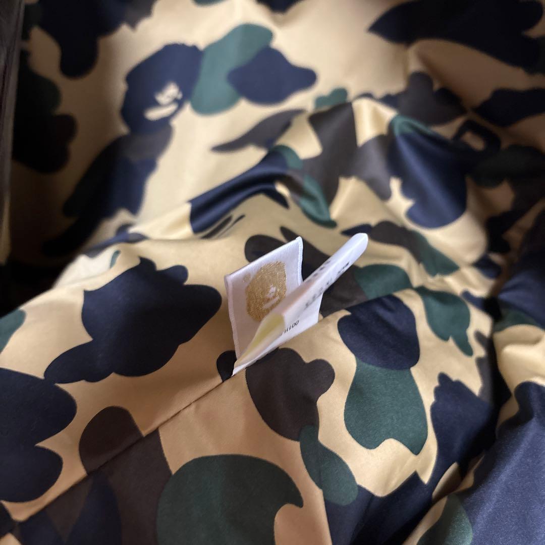 超美品schott&ABathingApeコラボLサイズ