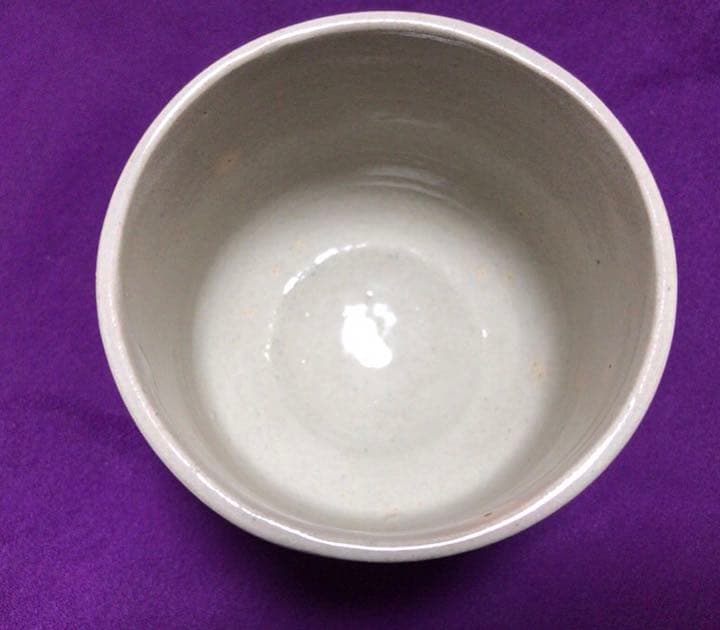 茶道具　梅模様抹茶碗　六兵☆共箱☆おまけお猪口付き