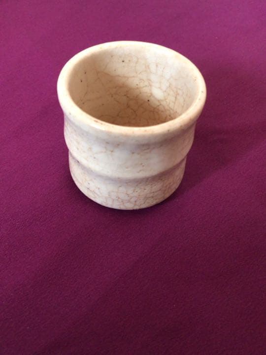 茶道具　梅模様抹茶碗　六兵☆共箱☆おまけお猪口付き