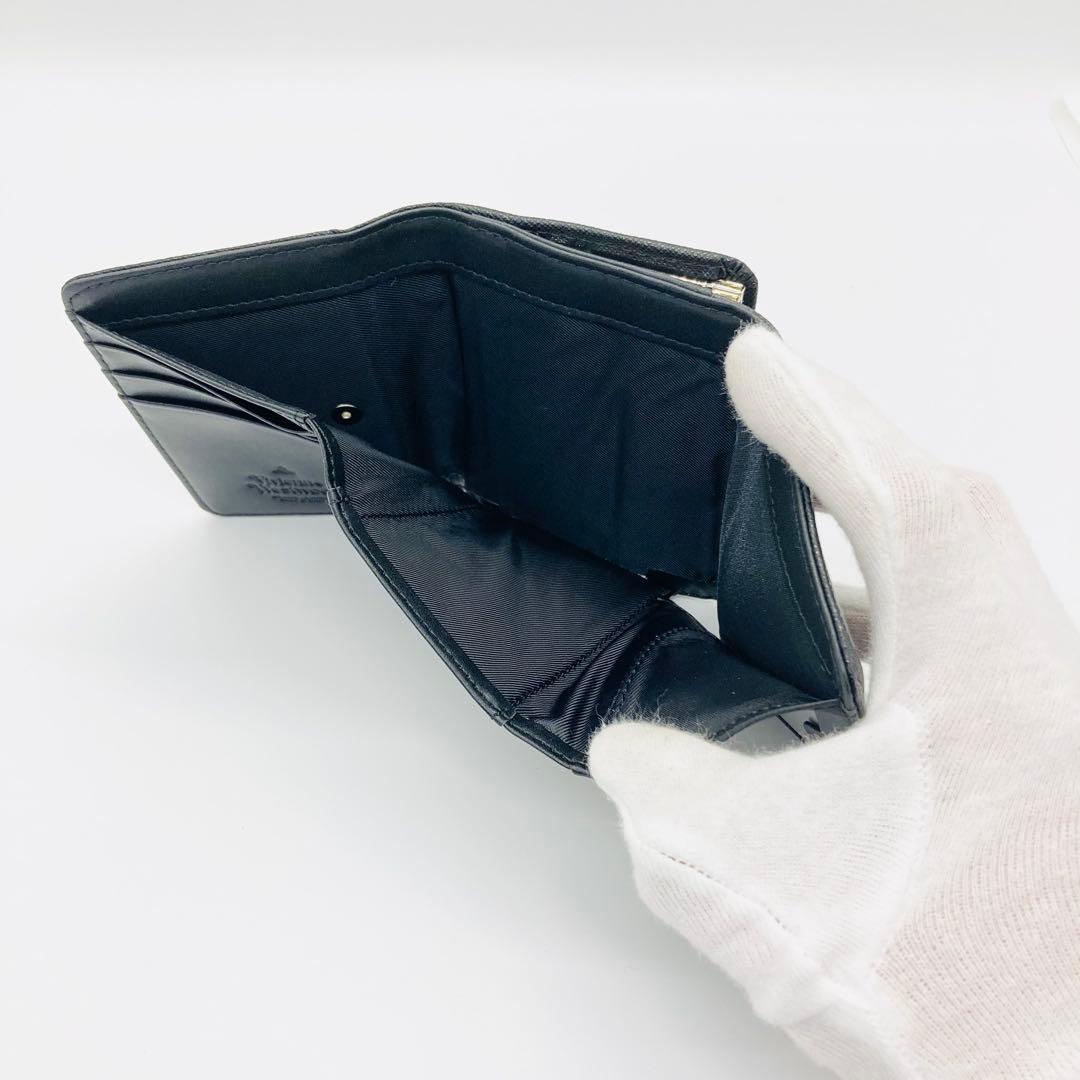 Vivienne Westwood 　三つ折り財布 　ブラック(新品・未使用)