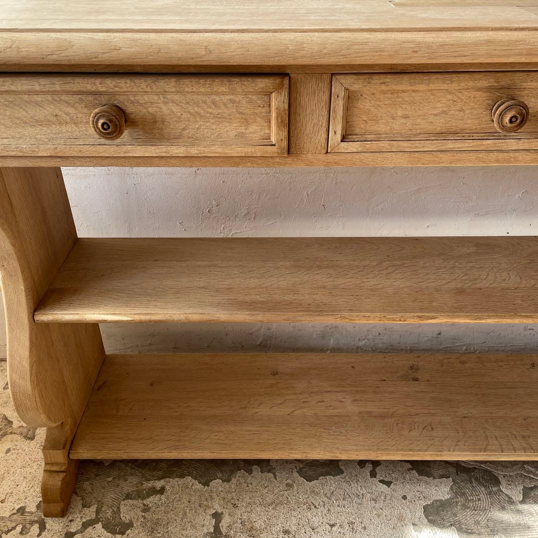 年末・年始SALE ビンテージ　ドロワーオープンカウンターコンソール　剥離