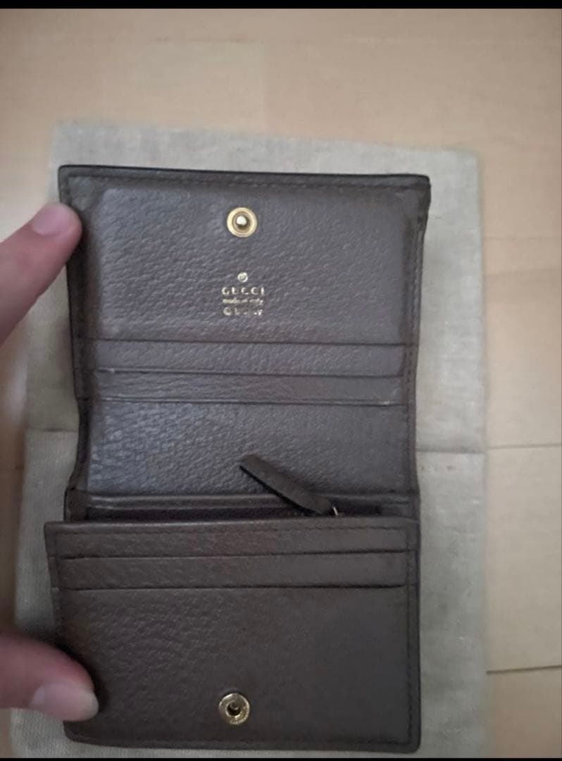 GUCCI　グッチ　ディズニーコラボ　ドナルド　二つ折り財布