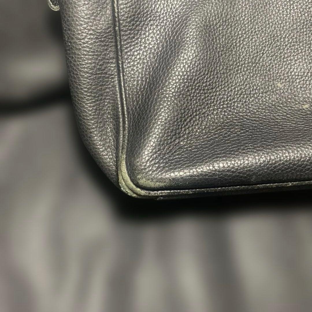 JIL SANDER ビジネスバッグ 黒 レザー