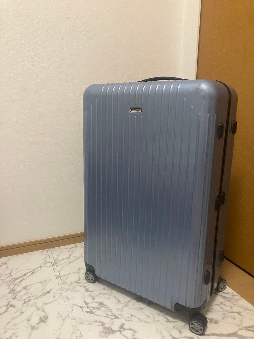 RIMOWA（リモワ）　サルサエアー　4輪　91L 美品　キャリーケース　ブルー
