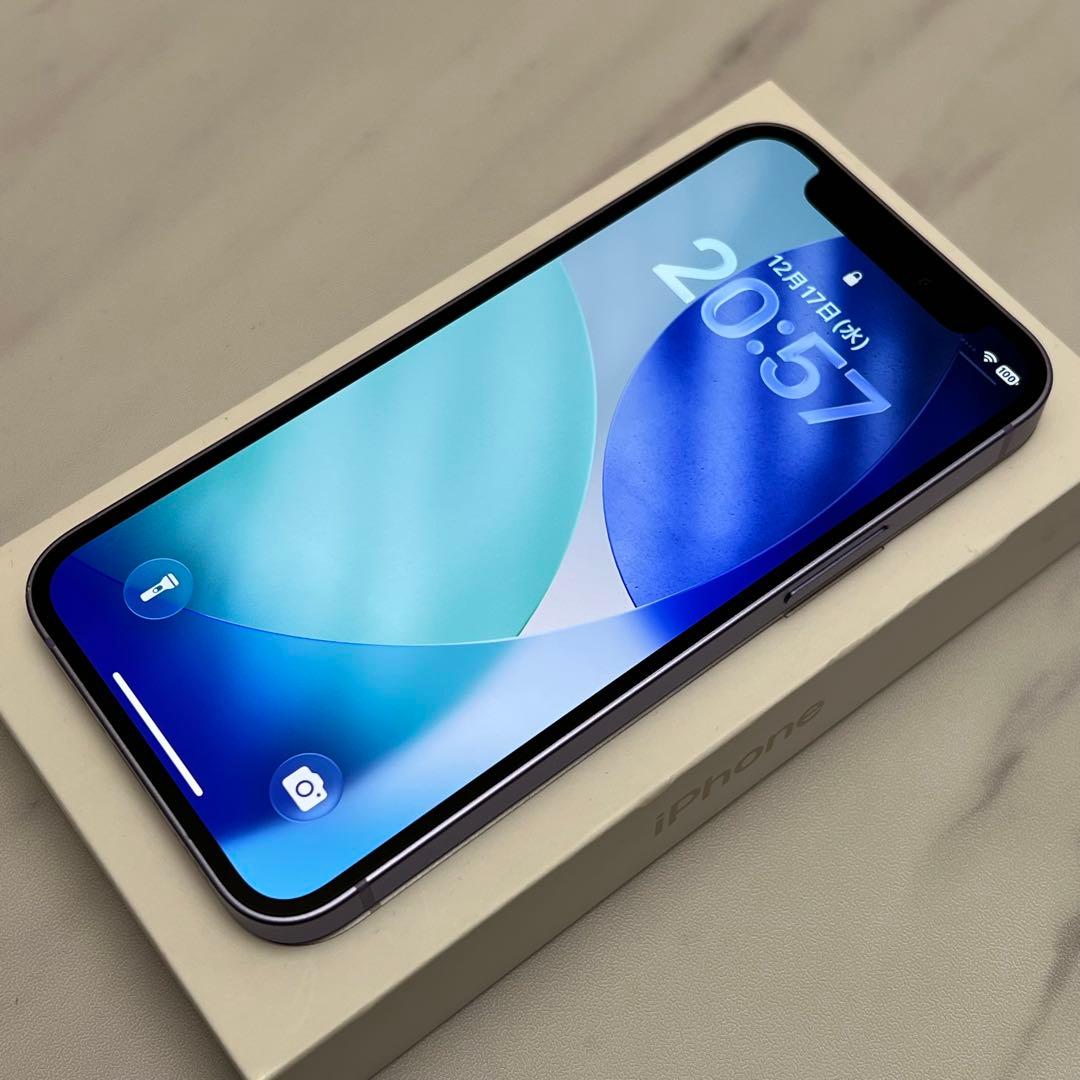 【上美品☆】iPhone12mini 本体 Purple 256GBSIMフリー