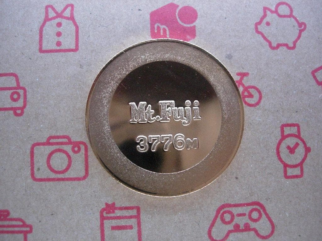 記念メダル0116L46●富士山 2010年 青色Ver