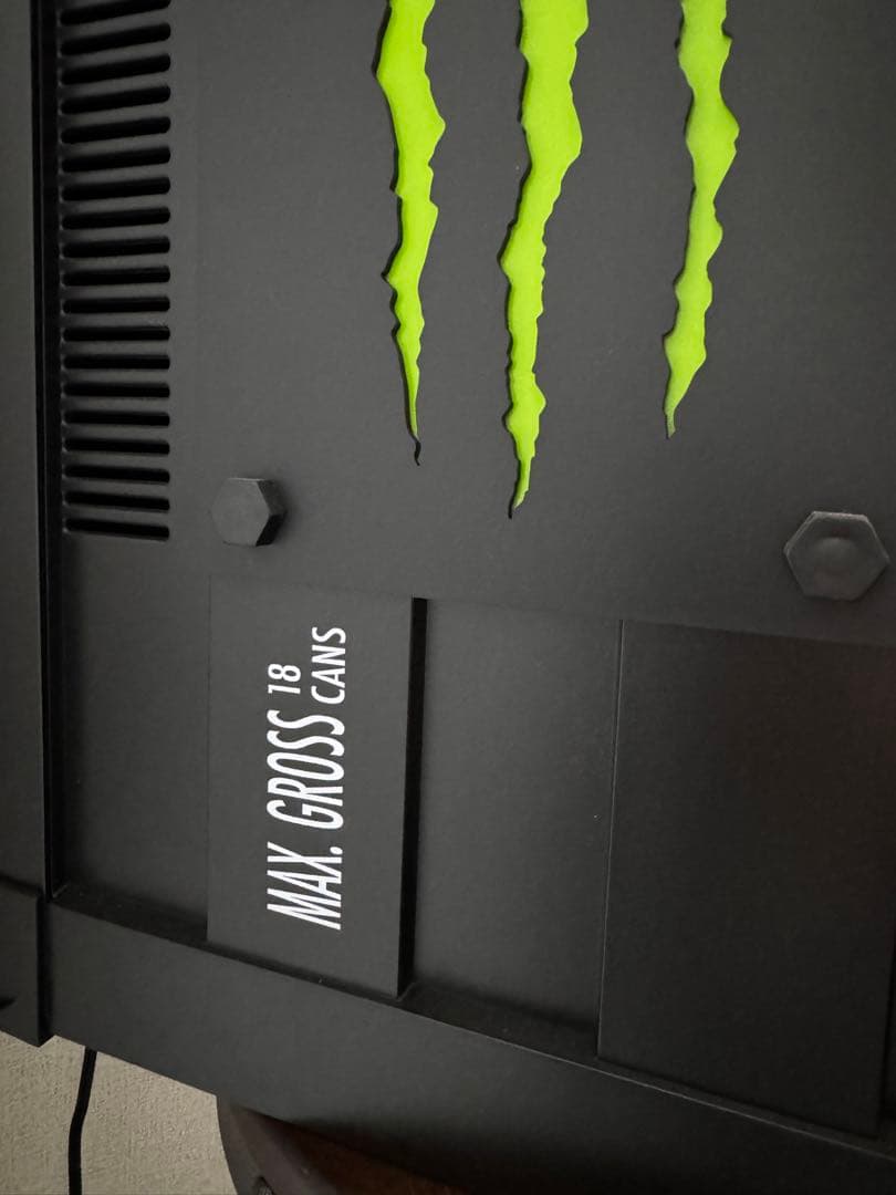 冷蔵庫・冷凍庫 Monster Energy Drink Black Mini Fridge
