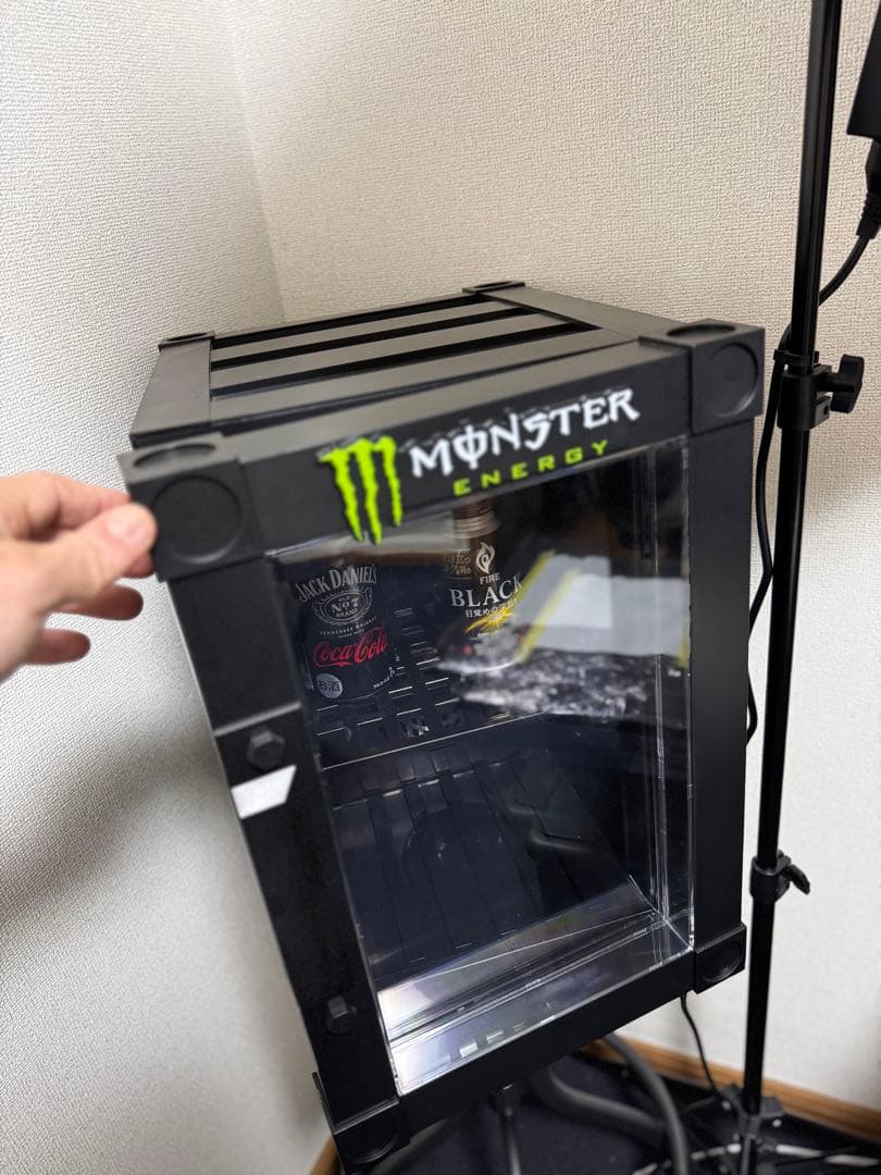冷蔵庫・冷凍庫 Monster Energy Drink Black Mini Fridge