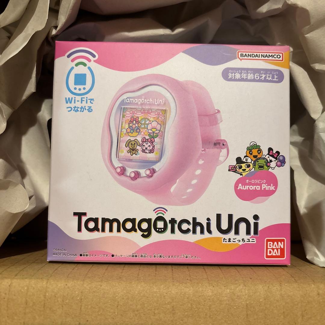 正規品 Tamagotchi Uni Aurora Pink】たまごっちユニ
