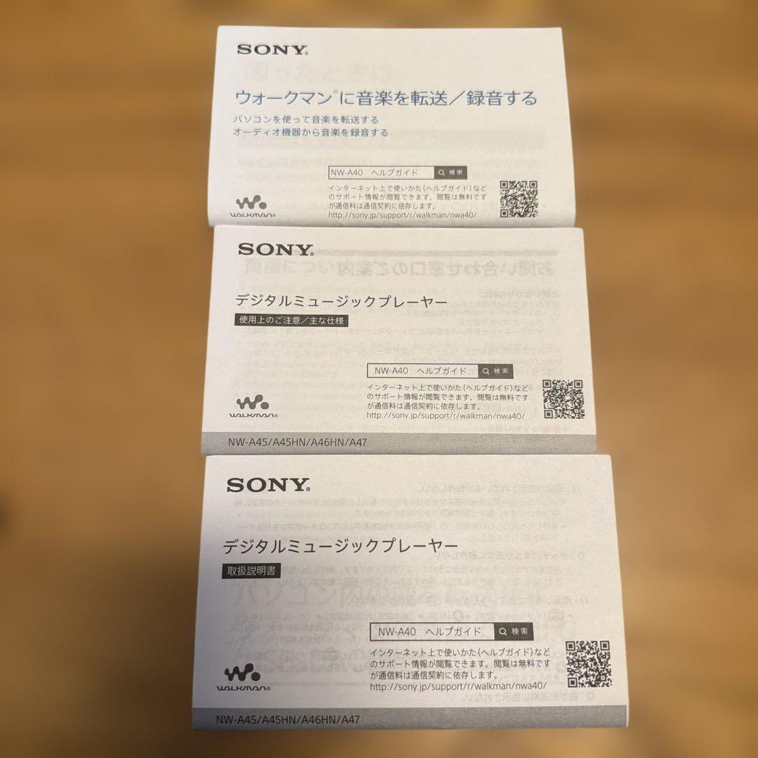 SONY NW-A45HN デジタルミュージックプレーヤー 16GB ブラック