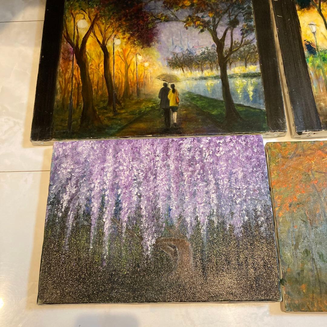 特！素人の油絵5枚セット