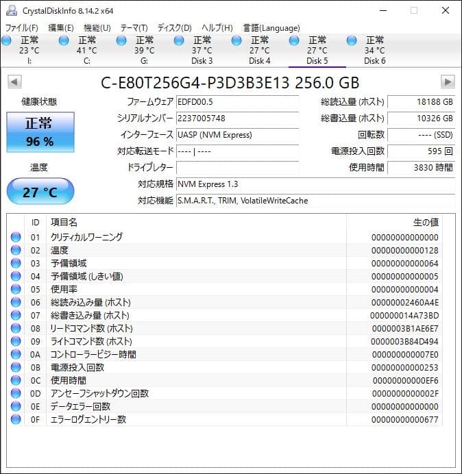 PHISON NVMe 256GB M.2 SSD 4枚セット【1220TO4】