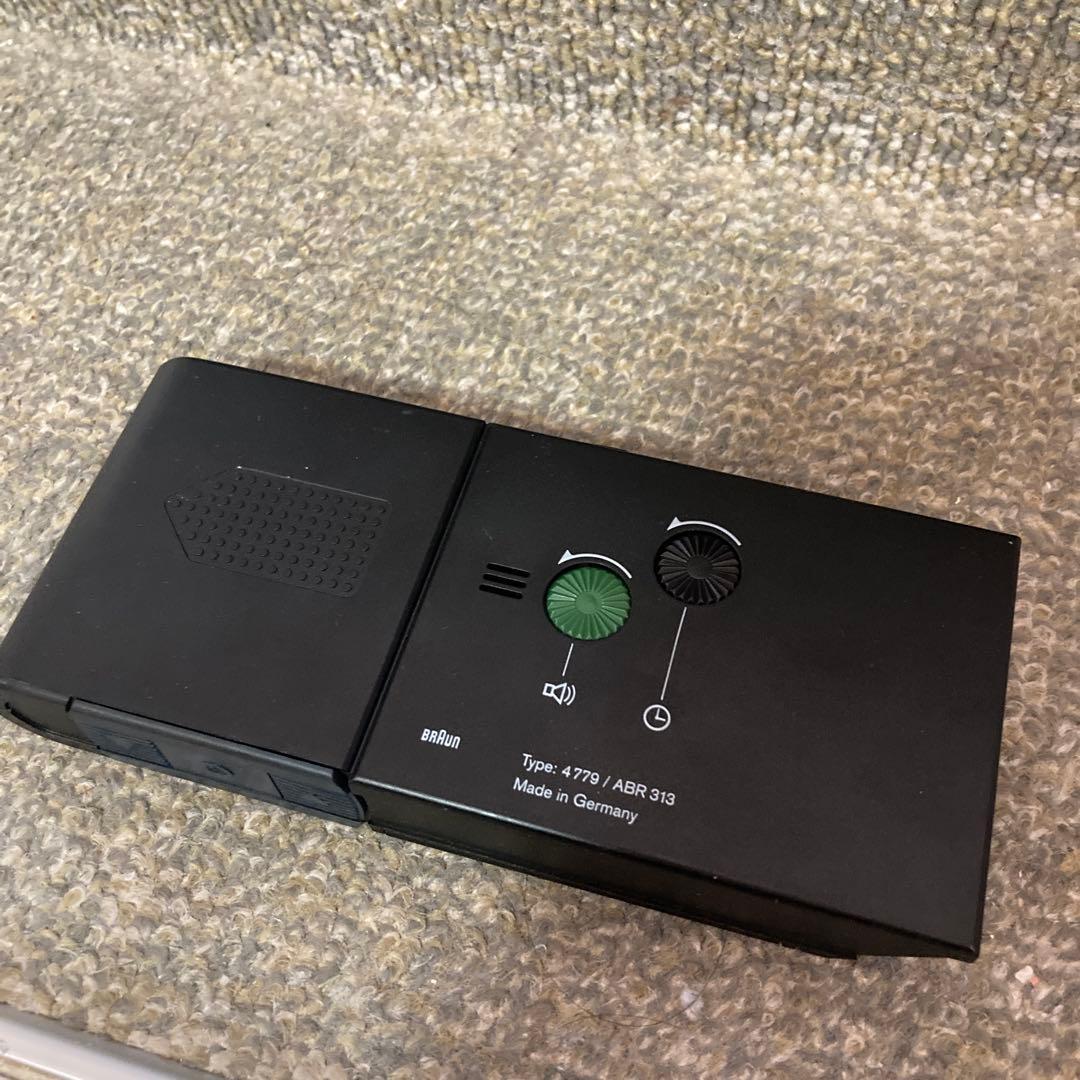 値下げ！希少！ブラウン　トラベルクロック