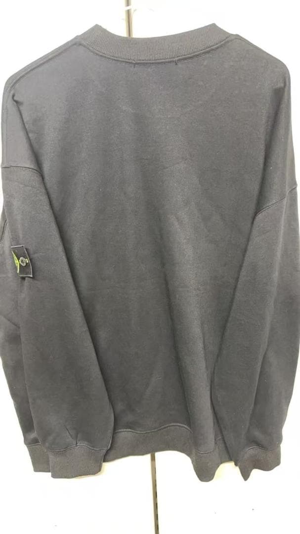 長袖スウェット ブラック グレー