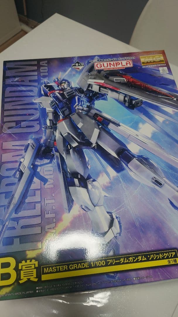MG 1/100 フリーダムガンダム　ソリッドクリア（一番くじ B賞）