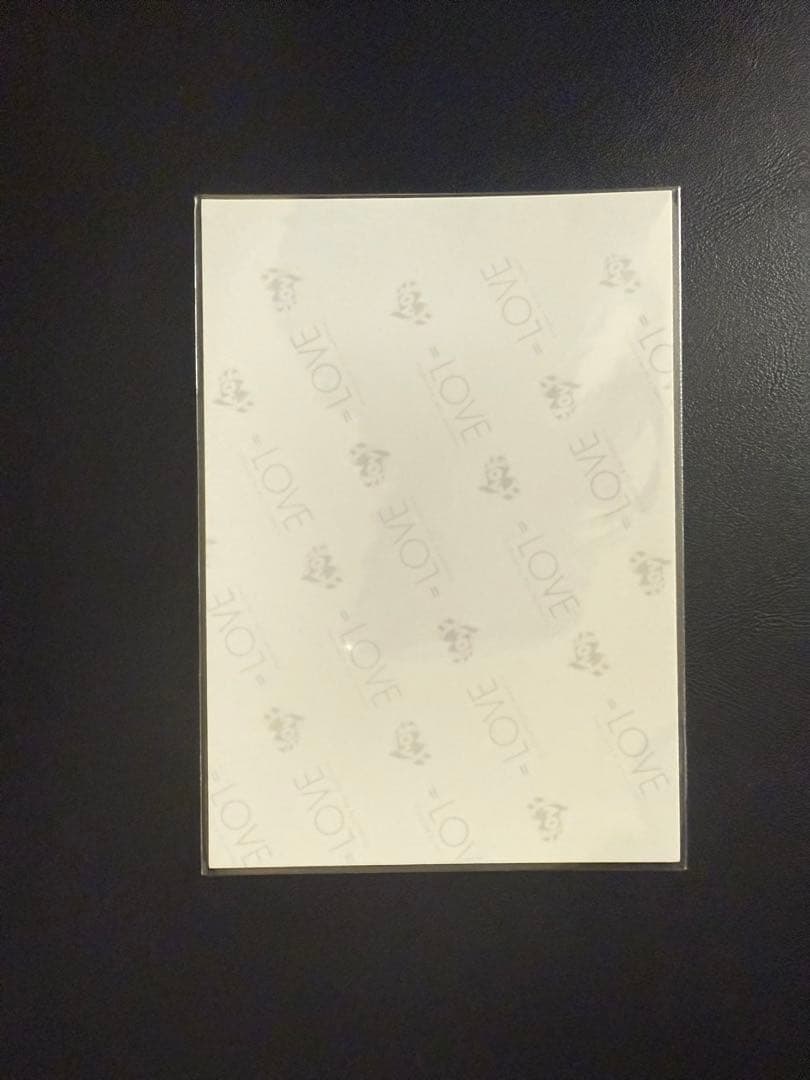 ＝LOVE 生写真 大場花菜 直筆 ラブソングに襲われる チュウ