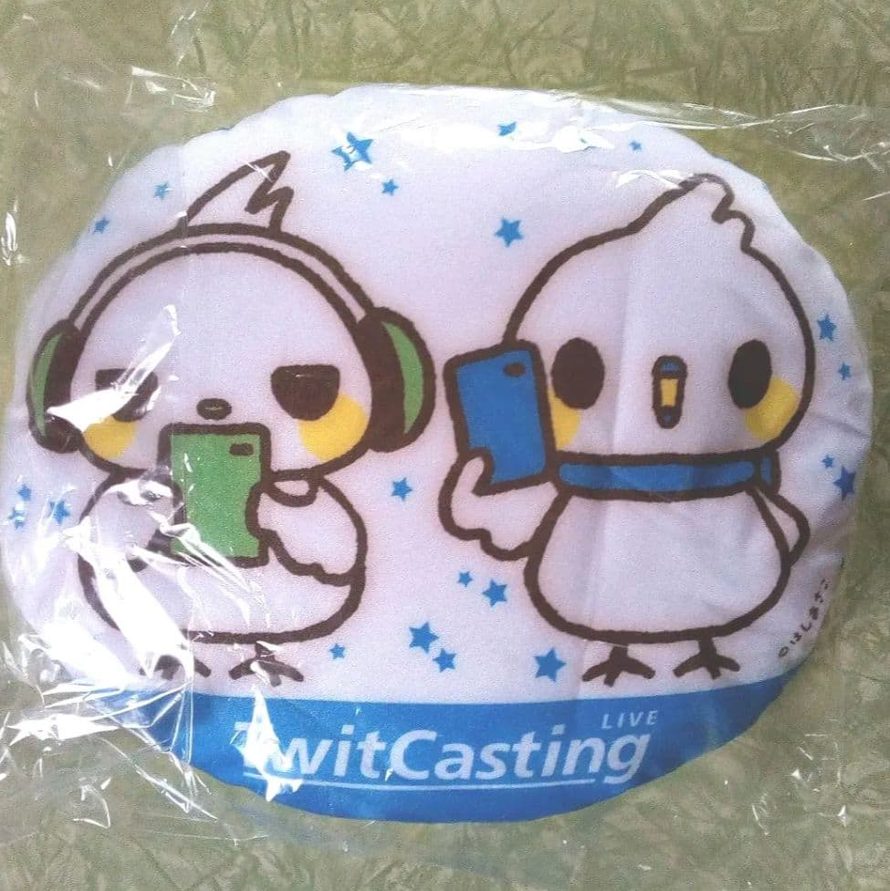 ツイキャスグッズセット(ビーズクッション＆マグカップ＆Tシャツ＆お皿)レア物