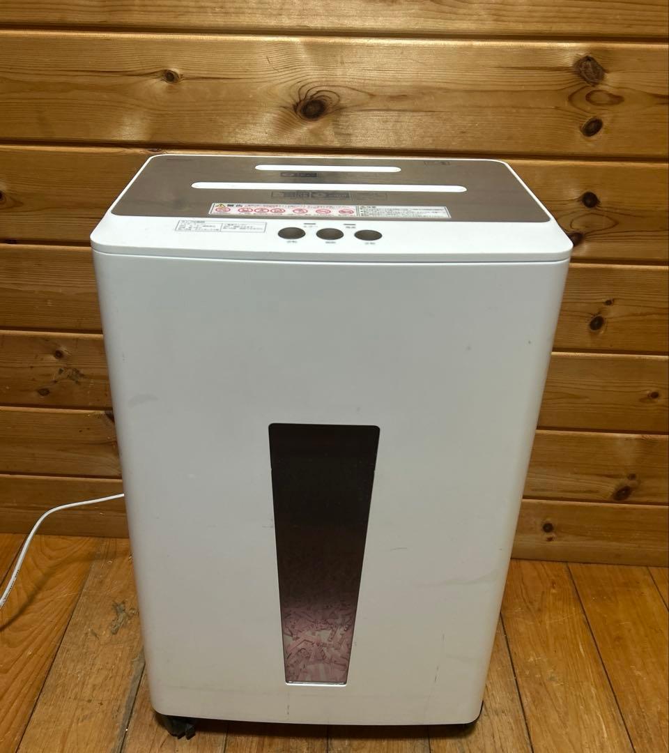 パーソナルシュレッダノイズレス（クロスカット） NPS-CNLO1W 23年製