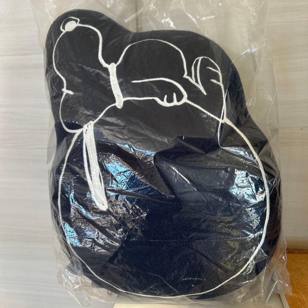 スヌーピー クッション ネイビー PEANUTS