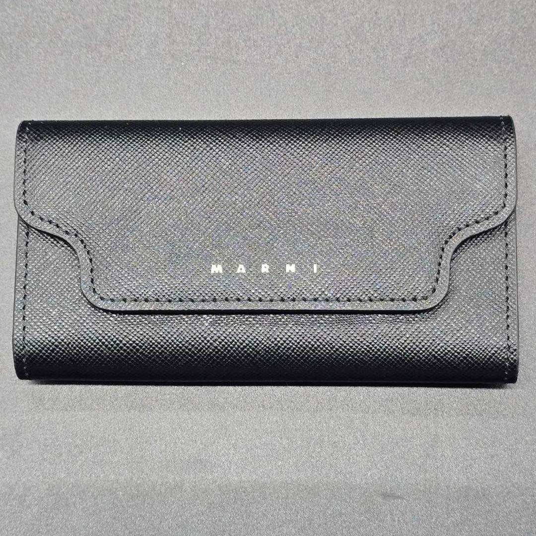 【新品】MARNI マルニ キーケース 6連 バイカラー レザー ブラック