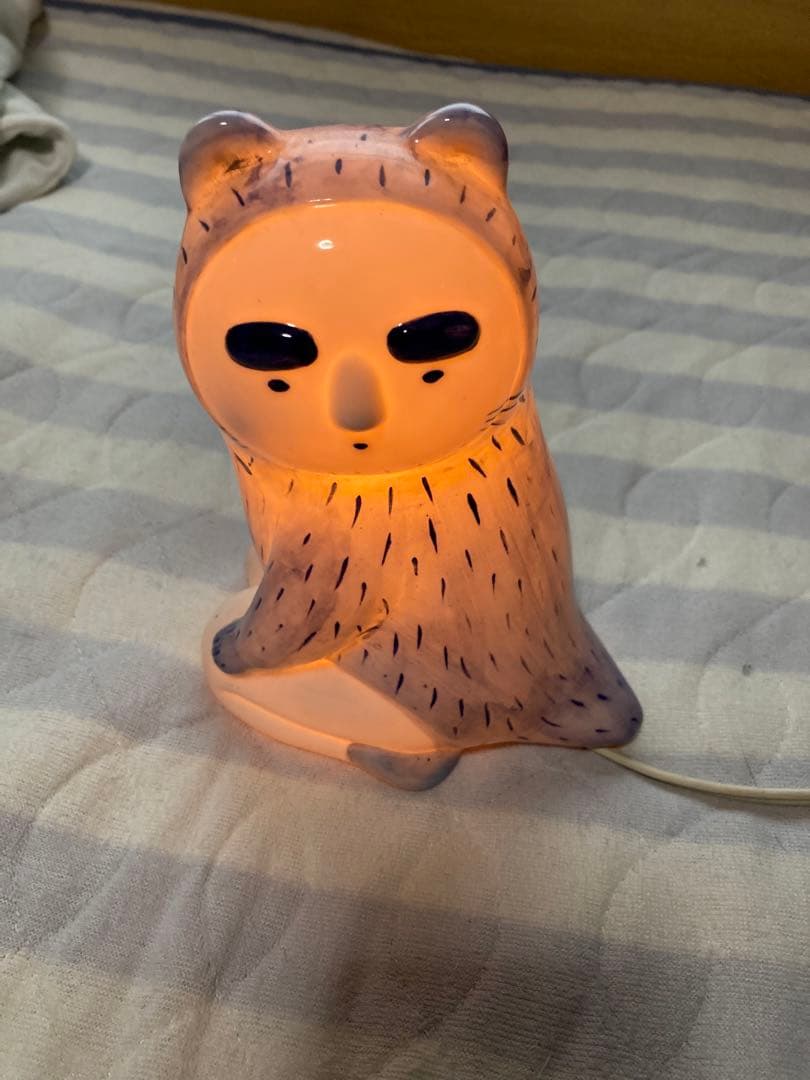 伝染るんです　吉田戦車　かわうそくん　陶器　電灯