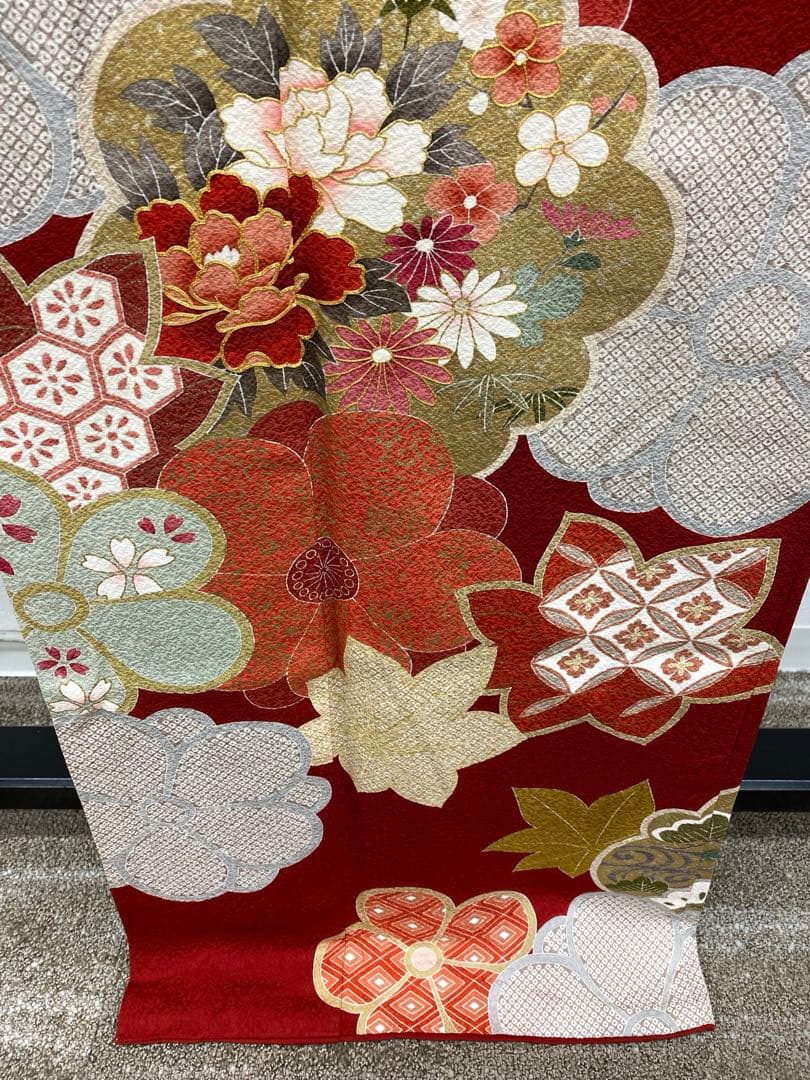 振袖 豪華 金駒 金彩 紋意匠 身丈164cm