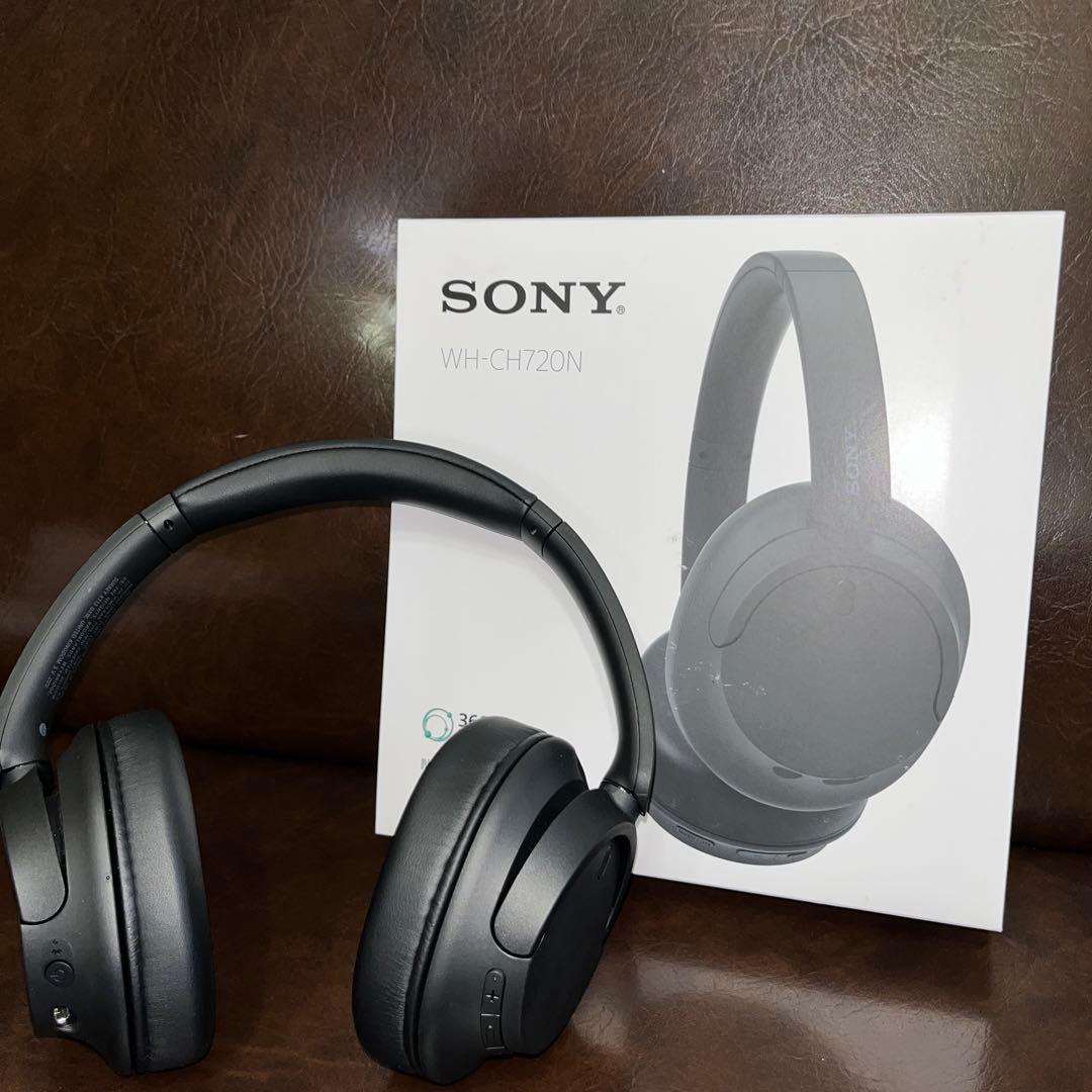 SONY WH-CH720N ワイヤレスヘッドホン　ブラック【美品】