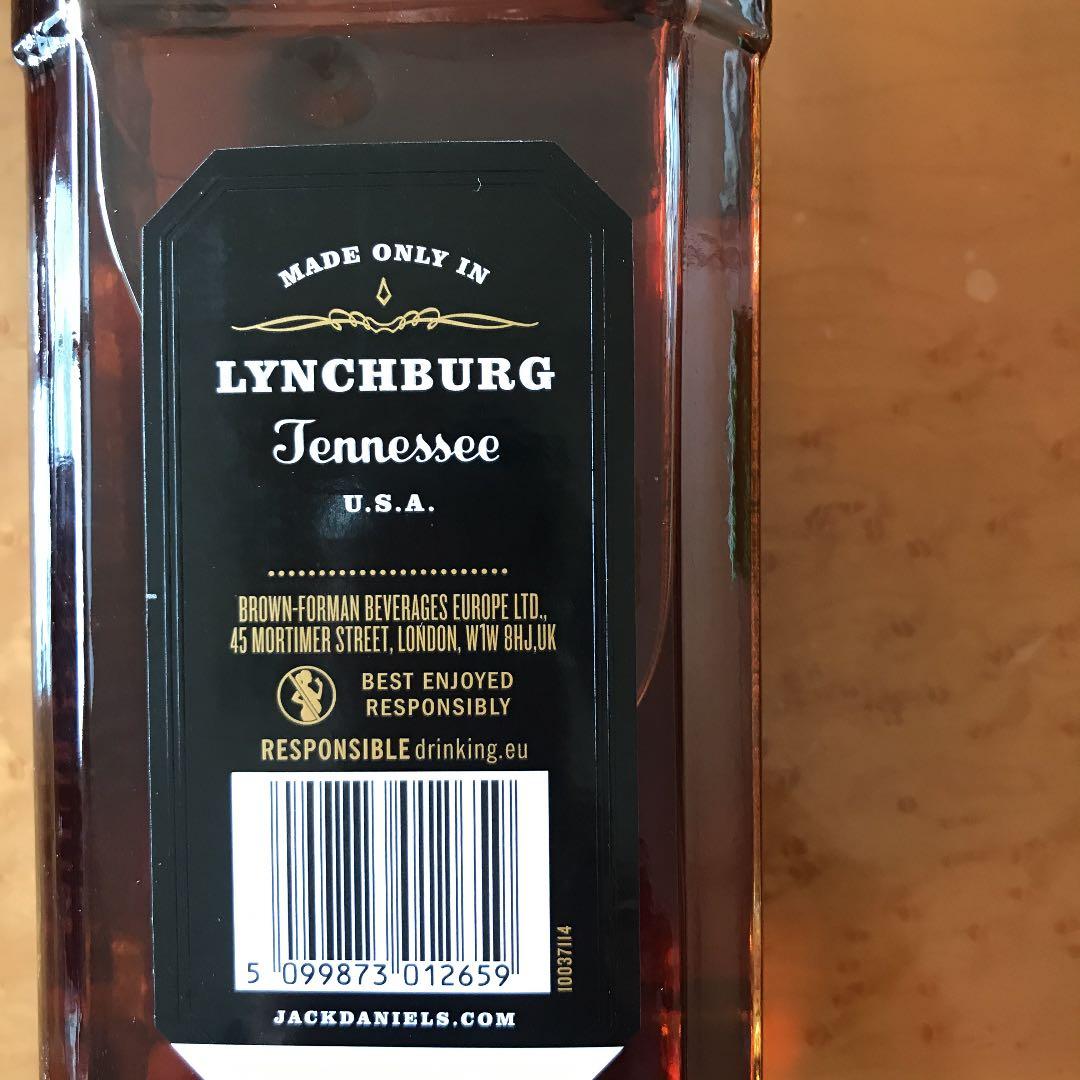 ジャックダニエル bottled in bond