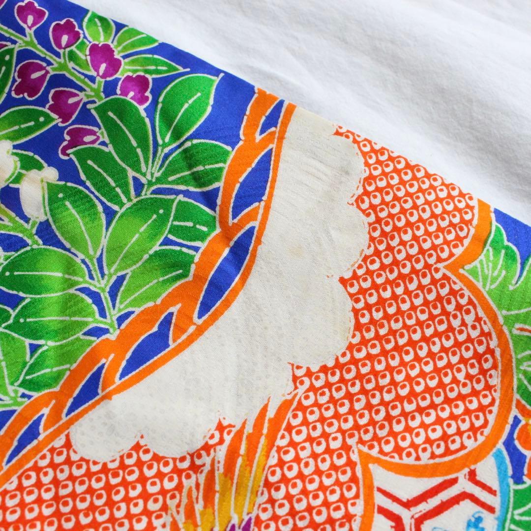 七五三 5歳 7歳 女の子 子供 青 着物 帯 セット