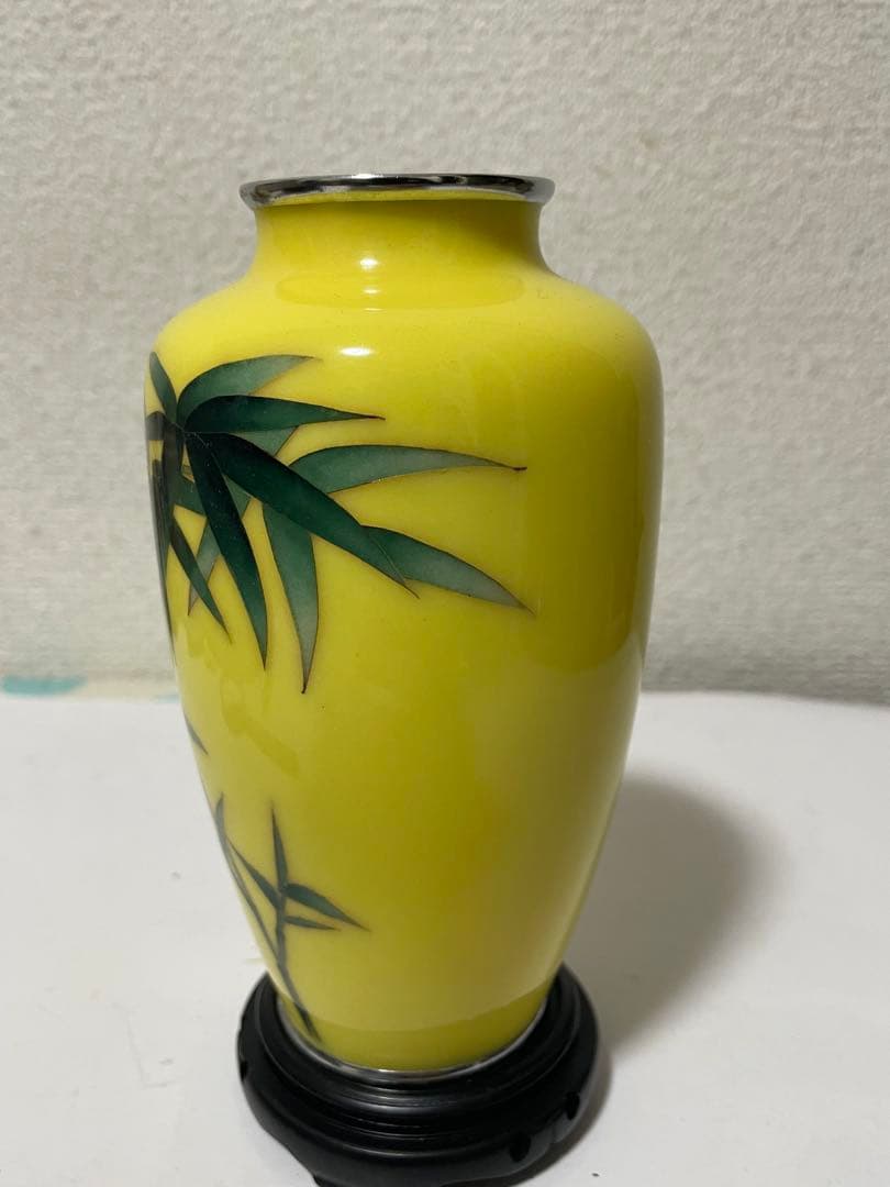 美品七宝焼の花瓶