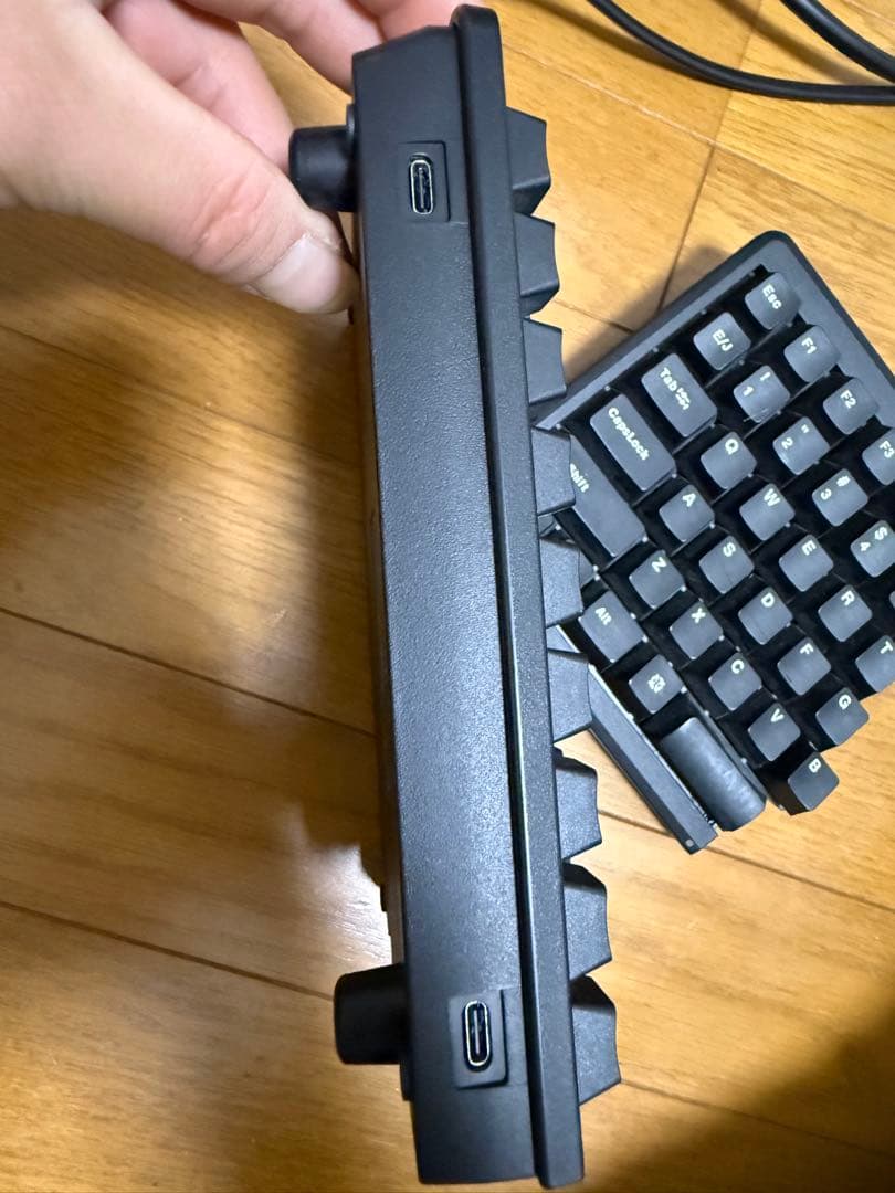 MISTEL 分割型キーボード MD770 日本語配列　赤軸