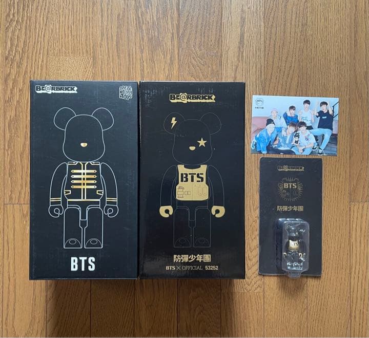 BTS ベアブリック400% 100% FC 会員限定500体限定