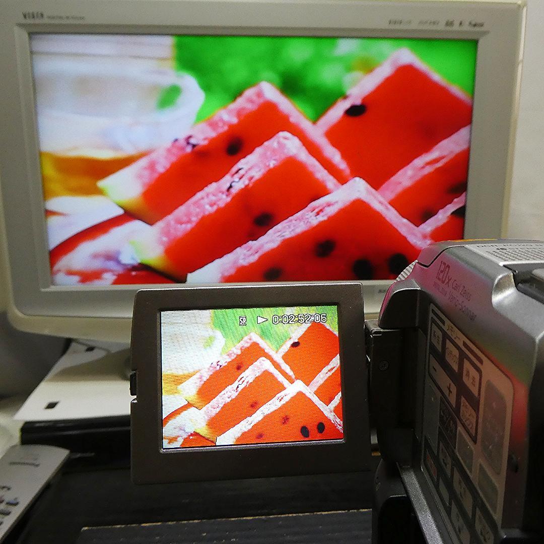 動作品ソニー DCR-PC120 MiniDVビデオカメラ　DVDダビングに最適