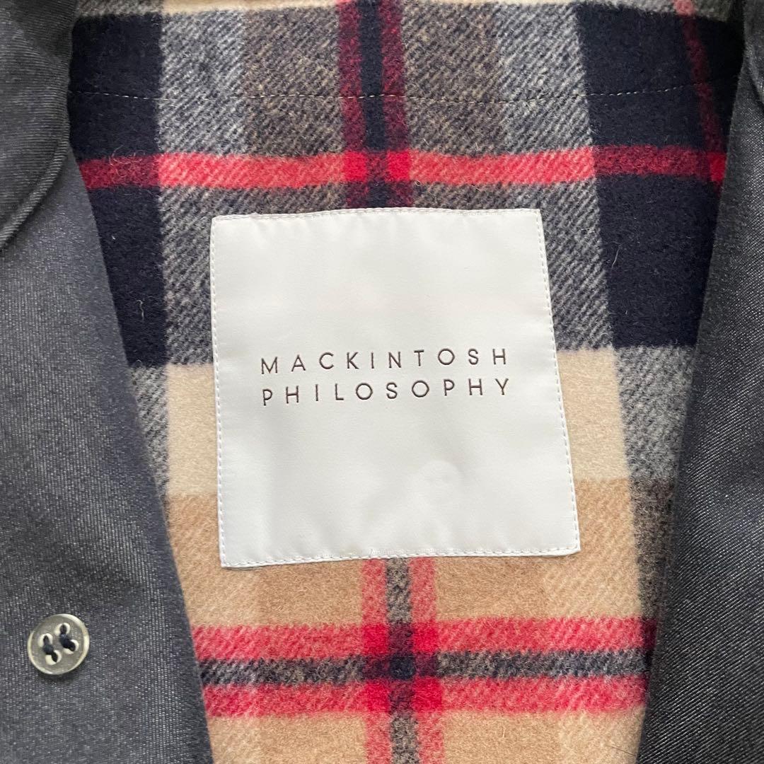 美品 MACKINTOSH PHILOSOPHY フード付きコート 40